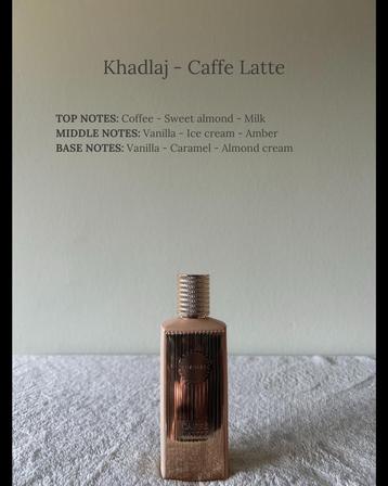 KHADLAJ - CAFFE LATTE -> 2-5-10 ml beschikbaar voor biedingen