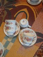 Royal Kent Bone China Thee Kopjes met Schotels, Ophalen of Verzenden, Gebruikt, Porselein, Kop(pen) en/of Schotel(s)