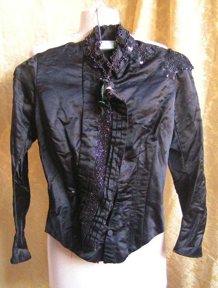 antieke zijden bodice nr KK 896, Antiek en Kunst, Antiek | Kleding en Accessoires, Dames, Verzenden