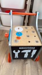 Loopwagen, Kinderen en Baby's, Speelgoed | Houten speelgoed, Ophalen, Zo goed als nieuw, Duw- of Trekspeelgoed