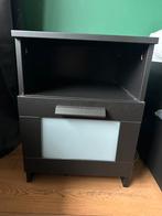 2x brimnes nachtkastje, Ophalen, Zo goed als nieuw, Minder dan 45 cm, 55 tot 70 cm