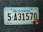 Kentekenplaat licenseplate Montana 1 USA, Verzenden, Gebruikt, Auto's
