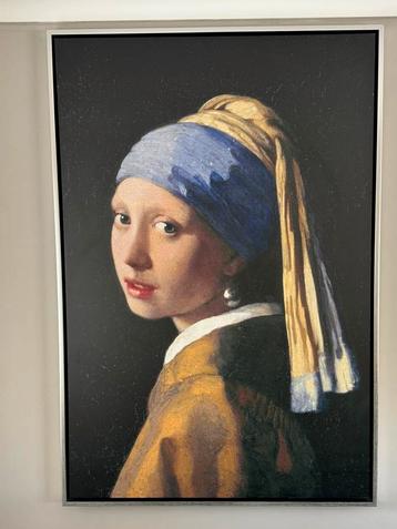 Vermeers | Meisje met de parel | canvas beschikbaar voor biedingen