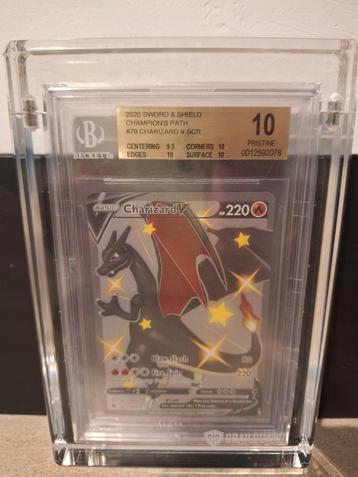 Charizard V SCR - Champions Path - BGS 10 Pristine beschikbaar voor biedingen