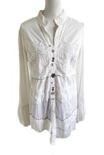 Leuke blouse van Elly L/XL, Kleding | Dames, Blouses en Tunieken, Elly, Ophalen of Verzenden, Wit, Zo goed als nieuw