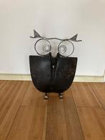 IJzeren uil gemaakt van oud gereedschap, Ophalen, Gebruikt, Metaal, Dierenbeeld
