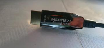 Qnected Actieve HDMI 2.1 kabel 15, Charcoal Black beschikbaar voor biedingen