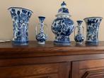 Delfts Blauw Vaas Collectie - 5 Stuks, Antiek en Kunst, Antiek | Vazen, Ophalen of Verzenden