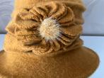 Vintage Oker gele  Wollen Hoedje, Kleding | Dames, Hoeden en Petten, 55 cm (S, 6⅞ inch) of minder, Hoed, Nieuw, Ophalen of Verzenden