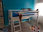 Kinderbed wit, Ophalen, Zo goed als nieuw, Halfhoogslaper