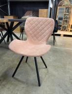 Eetkamerstoel / make-up / bureau stoel velvet roze, Huis en Inrichting, Overige kleuren, Zo goed als nieuw, Ophalen, Meisje