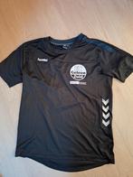Zwart sport t-shirt van FC Geleen Zuid maat 152, Kinderen en Baby's, Kinderkleding | Maat 152, Hummel, Jongen of Meisje, Gebruikt