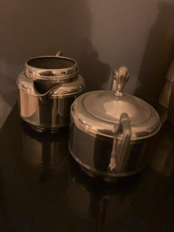 Zilveren Daalderop Melk & Suiker Set beschikbaar voor biedingen