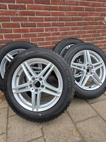 5x112 Mercedes AMG 17 inch velgen Winterbanden 7.5mm beschikbaar voor biedingen