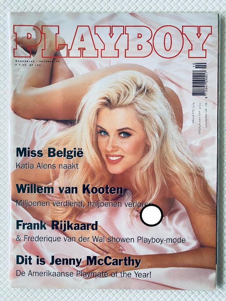 Playboy Magazine (NL) 1995-10 | Jenny McCarthy, Boeken, Tijdschriften en Kranten, Zo goed als nieuw, Muziek, Film of Tv, Ophalen of Verzenden