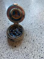Tozenkrans blauw in doosje, Antiek en Kunst, Ophalen of Verzenden