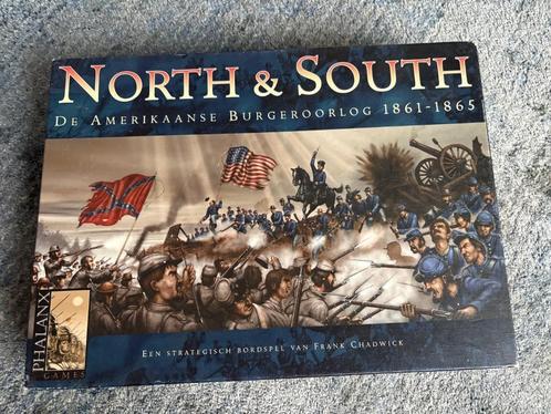 Bordspel North & South - Compleet in doos, Hobby en Vrije tijd, Gezelschapsspellen | Bordspellen, Zo goed als nieuw, Een of twee spelers