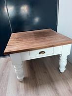 Houten salontafel, Huis en Inrichting, Tafels | Salontafels, Ophalen, Gebruikt, 100 tot 150 cm, 50 tot 100 cm