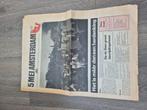 Ouderwetse krant 5 mei amsterdam, Verzamelen, Tijdschriften, Kranten en Knipsels, Ophalen of Verzenden, 1940 tot 1960, Nederland