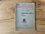 Manual mortier  uit 1949, Verzamelen, Ophalen of Verzenden, Landmacht, Nederland, Boek of Tijdschrift