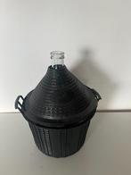 Gistfles met plastic mand 15 liter  (gistingsfles voor wijn), Antiek en Kunst, Ophalen of Verzenden