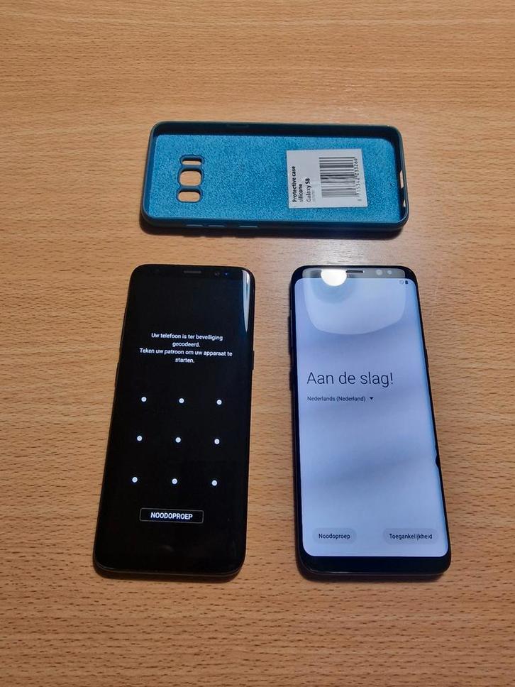 2x Samsung Galaxy S8 - Zonder Laders, Telecommunicatie, Mobiele telefoons | Overige merken, Gebruikt, Zonder abonnement, Zonder simlock
