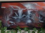 Mooie woon Kamer schilderij 90x120, Ophalen of Verzenden, Zo goed als nieuw, Schilderij