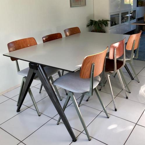 Ahrend Arkus tafel bureau, pyramid A-poten 160 x 100, Huis en Inrichting, Tafels | Eettafels, Gebruikt, 100 tot 150 cm, 150 tot 200 cm