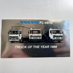 Oude sticker.   VOLVO FL-serie. Truck of the year 1986., Verzamelen, Ophalen of Verzenden, Zo goed als nieuw