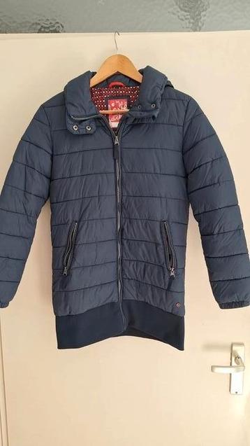 Superleuke donkerblauwe winterjas van WE maat 158-164 beschikbaar voor biedingen