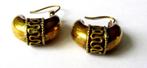 Prachtige messing Boho Oorbellen met Snake, Sieraden, Tassen en Uiterlijk, Oorbellen, Ophalen, Zo goed als nieuw, Goud, Overige materialen