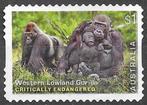 Australie: Mi. 4561 uit 2016 gorilla, Ophalen of Verzenden, Gestempeld