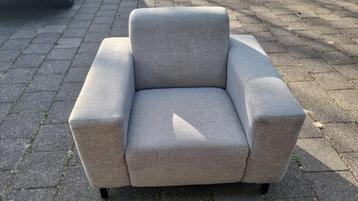 Grijsgroene fauteuil Zitmaxx