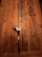 Mitchell Colors MX Baitcaster Hengel + gevlochten lijn, Ophalen, Zo goed als nieuw, Werphengel