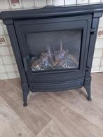 Vrijstaande gashaard. Zgan, Huis en Inrichting, Haarden, Ophalen, Zo goed als nieuw, Vrijstaande haard, Gashaard