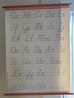 Alfabet poster roze, Antiek en Kunst, Antiek | Schoolplaten, Ophalen of Verzenden, Overige thema's