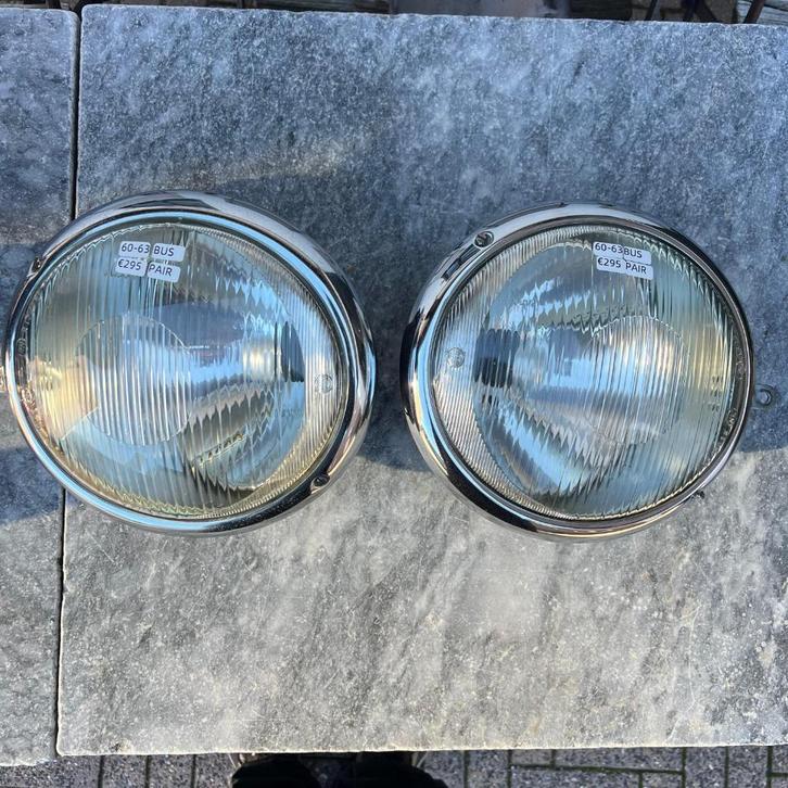 VW Split window Bus Koplampset Bosch 50-67, Auto diversen, Auto-accessoires, Gebruikt, Ophalen of Verzenden