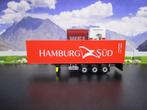Wsi 03-1010 & 04-2034 Container Chassis & 40FT Hamburg Sud, Hobby en Vrije tijd, Modelauto's | 1:50, Ophalen, Nieuw, Bus of Vrachtwagen
