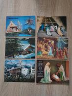 24 x kerststal / kerstbeelden / kerstkaarten / kerstmis, Ophalen of Verzenden, 1960 tot 1980, Gelopen, Feest(dag)
