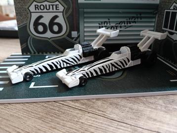 2 Hot Wheels dragsters, prijs voor de 2 samen  beschikbaar voor biedingen