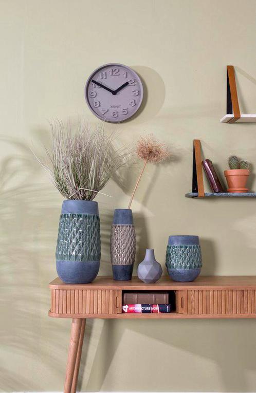 3 prachtige grote design(sier)vazen van Zuiver, zgan, Huis en Inrichting, Woonaccessoires | Vazen, Nieuw, Groen, Minder dan 50 cm