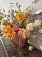 Grote Zijden Silk-Ka boeket inclusief Ecri Living vaas, Ophalen, Overige materialen, Overige kleuren, 50 tot 75 cm