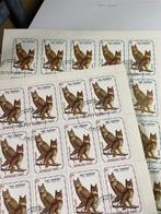 Haïti 40.000 postzegels vogels op vellen, Ophalen of Verzenden, Dier of Natuur