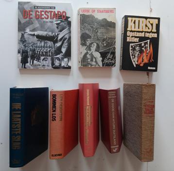 Collectie 8 boeken Tweede Wereldoorlog Nazi Duitsland WO2 beschikbaar voor biedingen