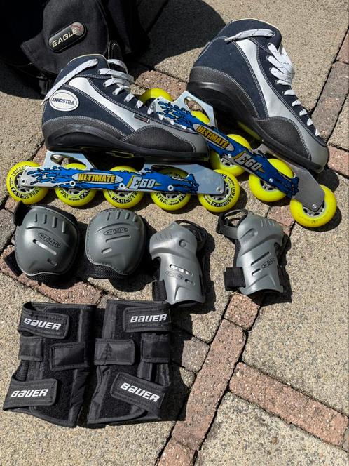 Nieuwe zandstra’s exhte schaatsskeelers 5 wielen incl alles, Sport en Fitness, Skeelers, Zo goed als nieuw, Overige merken, Ophalen of Verzenden