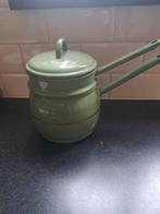 Te koop reseda emaille rijstkoker, Antiek en Kunst, Ophalen of Verzenden
