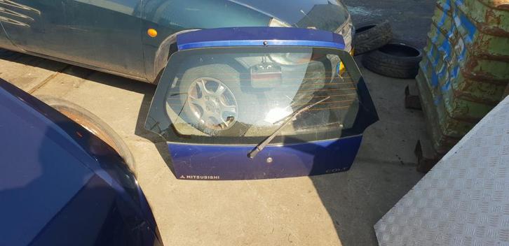 MITSUBISHI COLT ACHTERKLEP BJ 1997, Auto-onderdelen, Carrosserie en Plaatwerk, Achterklep, Achter, Gebruikt, Ophalen of Verzenden
