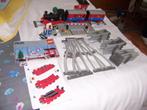 Lego trein 7715 en spoorwegovergang 7835, Gebruikt, Ophalen of Verzenden, Lego