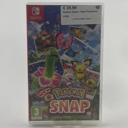 Switch Game : New Pokemon snap, Spelcomputers en Games, Spelcomputers | Nintendo Switch, Zo goed als nieuw