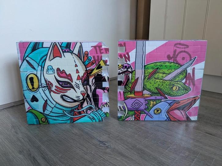 Ten Hundred Blockbuster Wall, Antiek en Kunst, Kunst | Schilderijen | Modern, Ophalen of Verzenden